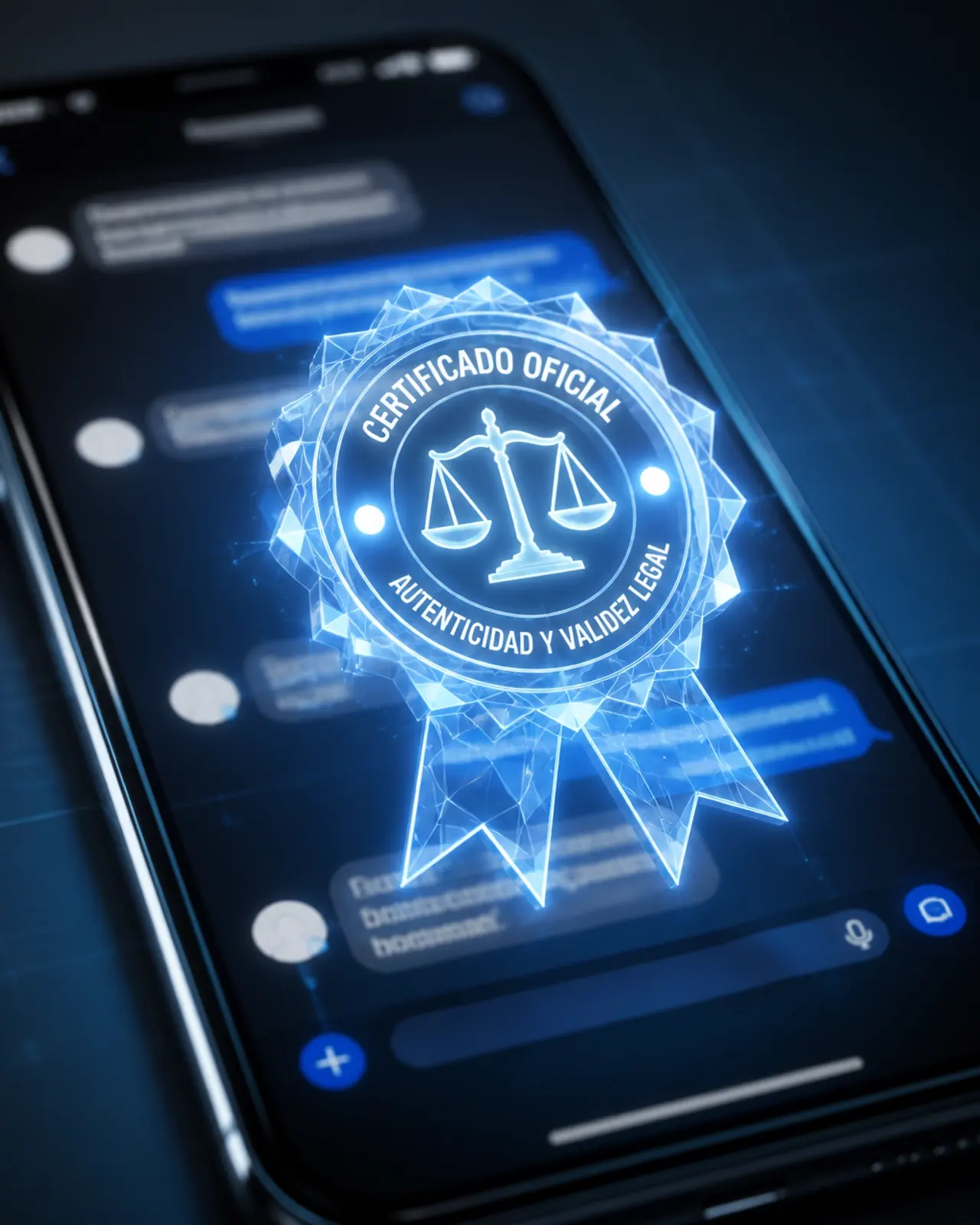 Certificación legal de mensajes de WhatsApp