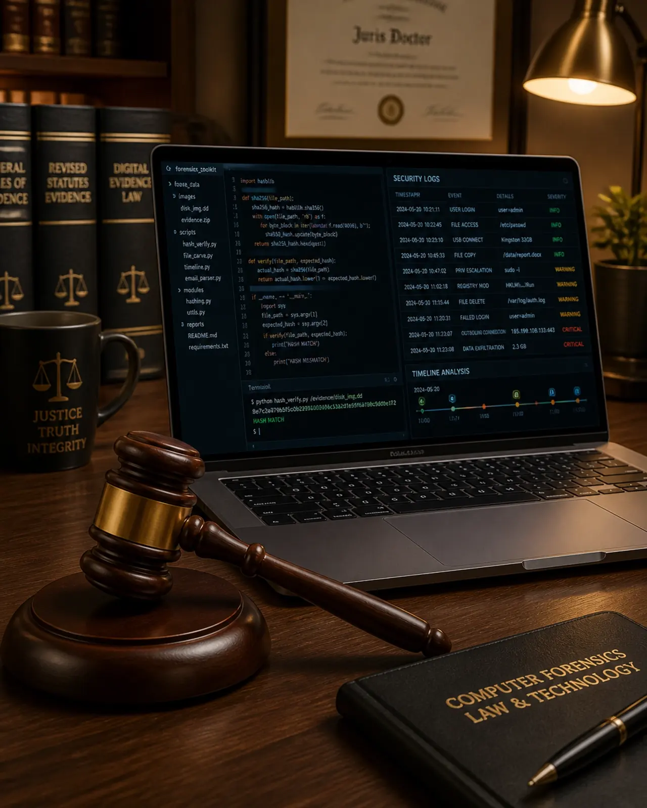 La tecnología y la ley trabajando juntas en un peritaje
